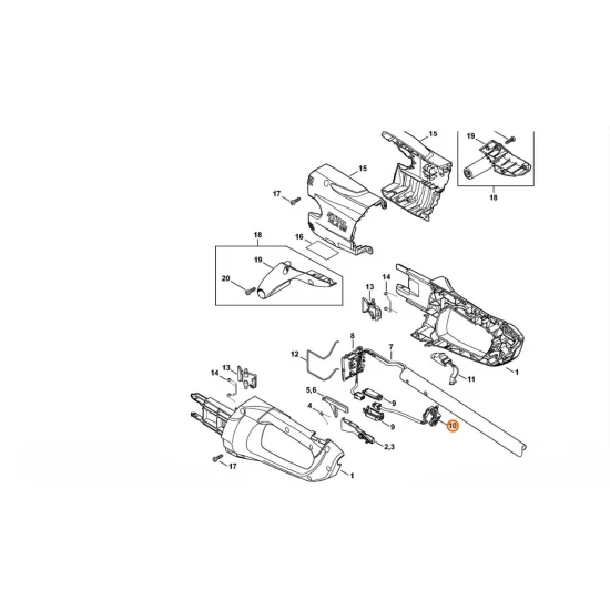 STIHL  Przełącznik 4857 430 0502